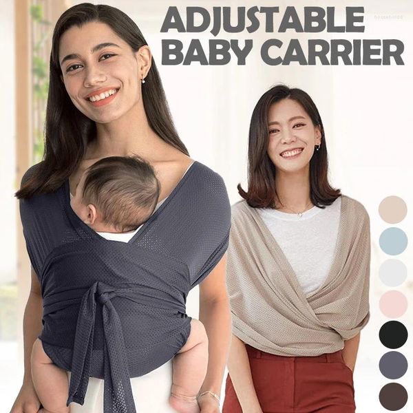 Mulheres Camisetas Bebê Sling Envoltório Infantil Nascido Ajustável Stretchy Transportadora Cinto Portátil Respirável Criança Multifuncional Suprimentos de Viagem