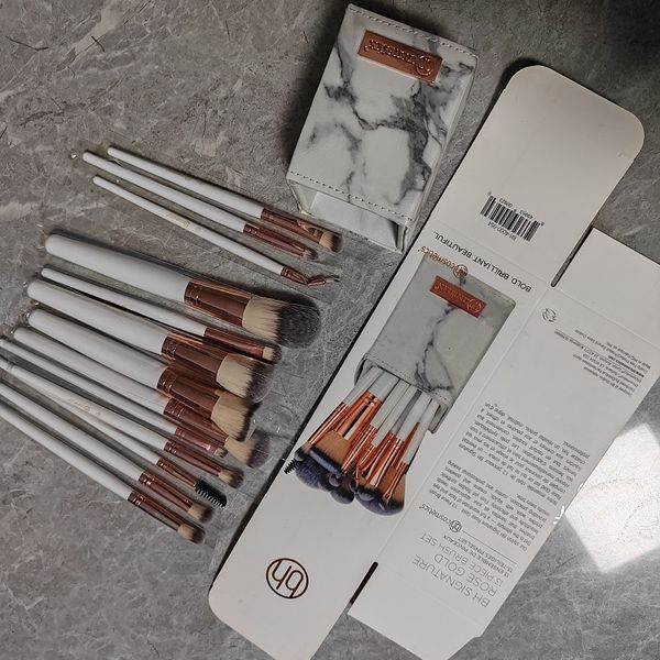Pennelli per trucco Set di pennelli cosmetici professionali per ombretti in polvere da 13 pezzi bh cosmetics