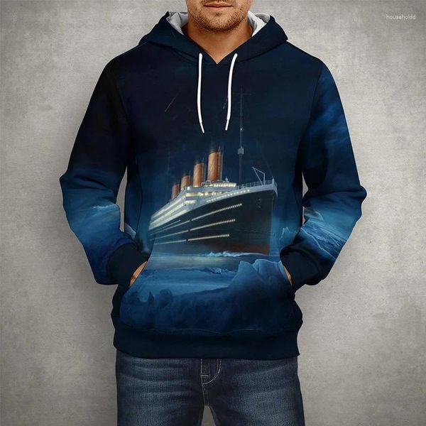 Männer Hoodies Film Titanic Männer Frauen Mode 3D Druck Sweatshirt Harajuku Langarm Cool Casual Pullover Mantel Kleidung