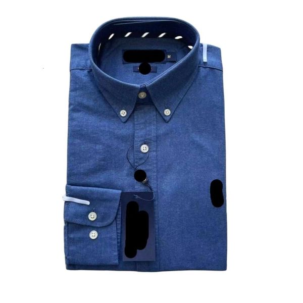 Ralph Designer Homens Laurene Camisa Top Quality Camisas Casuais Masculinas Oxford Spinning Puro Algodão Camisa de Manga Comprida Paul Polo Colorido Cavalo Pônei Camisa com logotipo