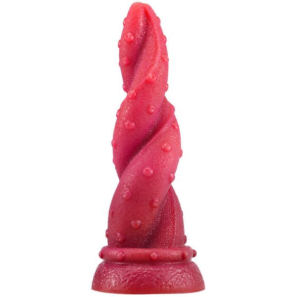 Dildos Dongs Neue Make-up Alien Simulation Penis Fleischig Super Weibliche Masturbation Gerät Flüssiges Silikon Erwachsene Sexuelle Produkte