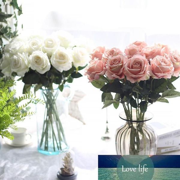 Свадебные украшения, искусственные цветы, шелковая роза, свадебный букет, украшение для дома, вечеринки, искусственный шелк, один стебель, Floral272t