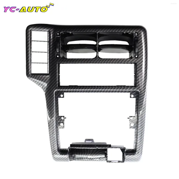 Accessori interni Auto Center Console Sostituzione Air Vent Grille Fibra di carbonio 6N1858069A 6N1858071A Per VW Polo 6N 94-97 /Caddy