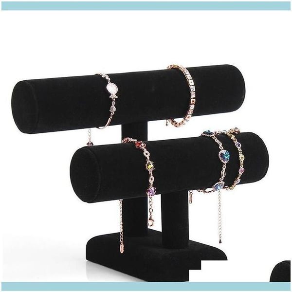 Banner stand jóias suporte embalagem 2 camada veet pulseira colar display ângulo relógio titular t-bar multi-estilo opcional wfxxf dr246z