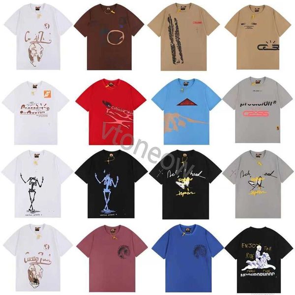 2023 T-shirt da uomo Travis Mocha Camicie Sneaker Match Sail Astroworld T-shirt in cotone con grafica = RXR9