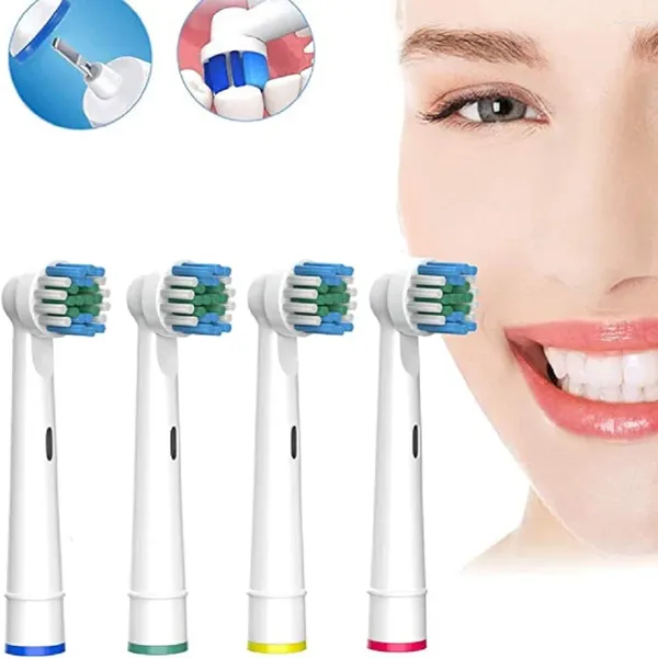 Testina di ricambio per spazzolino elettrico Testine per spazzolino con setole morbide Dupont per la pulizia dei denti con ugelli B orali