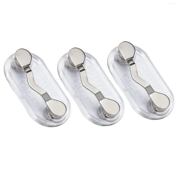 Ganci 3 pezzi per camicia magnete forte occhiali da lettura in acciaio inossidabile uomo donna porta auricolari multifunzionale portatile distintivo