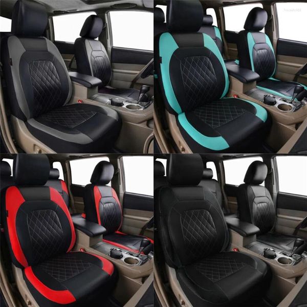 Autositzbezüge Abdeckung für Nissan Pathfinder Versa GTR 350Z Sunny Teana Qashqai X-Trail Murano Maxima Navara PU-Lederkissen