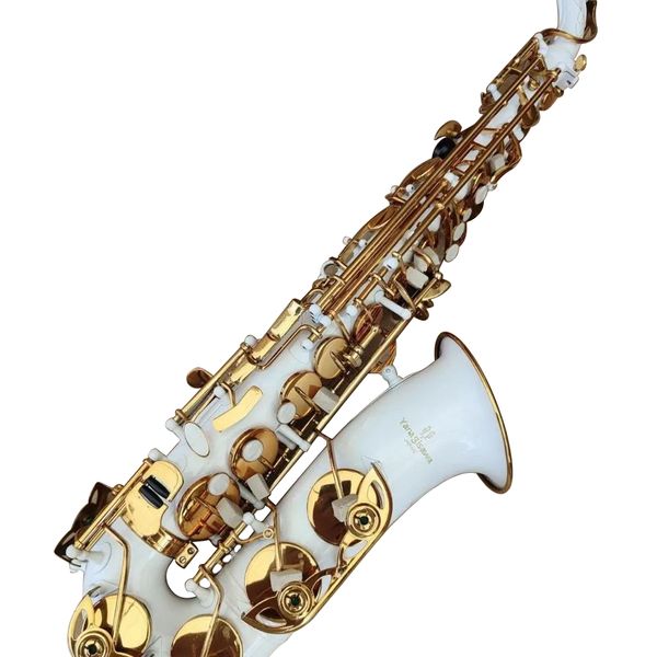 A 992 sassofono contralto bianco strumenti musicali sax lacca oro di alta qualità con accessori per bocchino spedizione gratuita