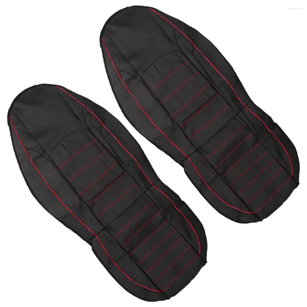 Чехлы на автомобильные сиденья, 2 шт., защитные защитные чехлы из искусственной кожи для передней крышки