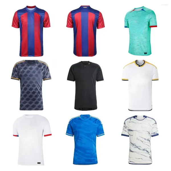 Conjuntos de roupas 23-24 camisas de equipe conjunto de uniforme esportivo treinamento de futebol (tamanho personalizado para crianças e adultos)