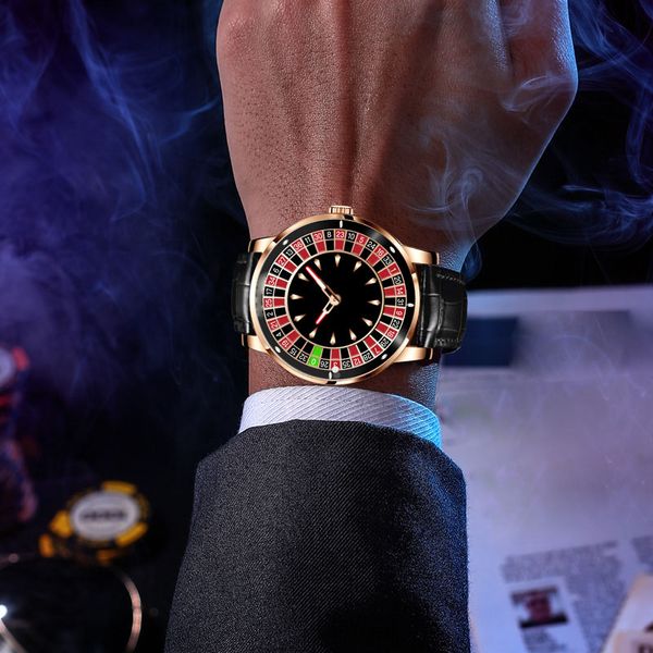 Relógio masculino pindu designer relógios de alta qualidade roda astronômico quartzo negócios relógios lazer cinta elite masculino luxo