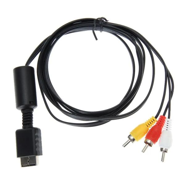 Audio-Video-AV-Kabel zu RCA für SONY PS2 PS3 für PlayStation 2 3 PS3 Hochwertiges Spielekabel ZZ