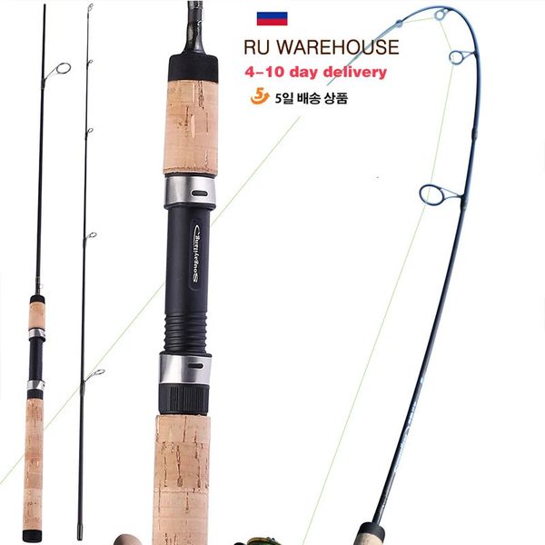 Sougayilang Varas de pesca com cabo de cortiça, 18m 21m, leve, 315g, isca de peso, varas de truta, tipo de peixe, fiação, fundição, vara de pesca 240127