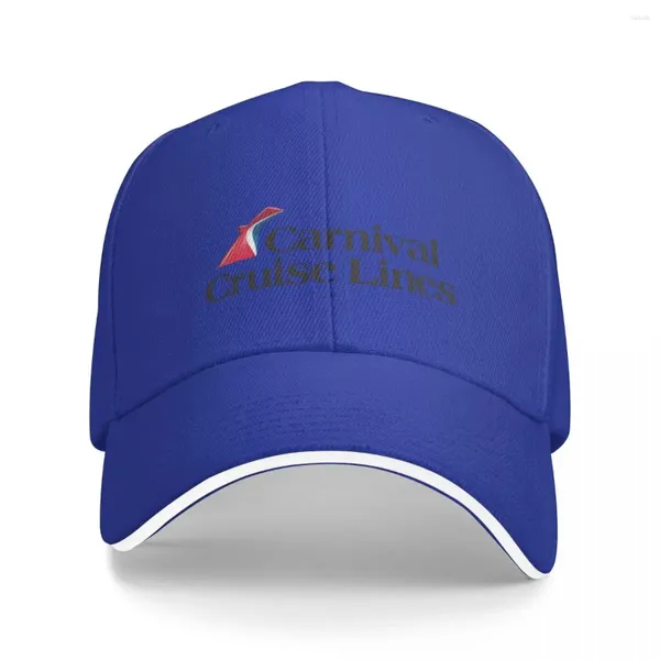 Ball Caps Mendung-karnival-Cruise-Line-Senyum Beyzbol Kapağı Lüks Şapka Sunhat Şapkaları Kadın Erkekler