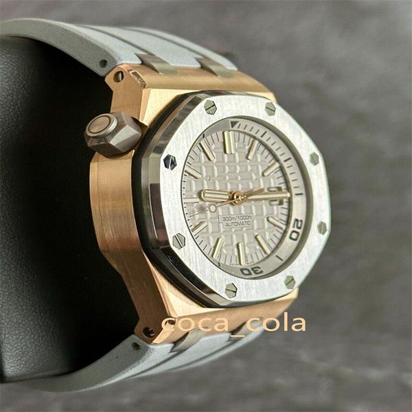 Luxus-Herrenarmbanduhr Diver, mechanisch, automatisch, neues Armband, Edelstahl, Saphirglas, wasserdicht, Herrenuhr DIVER 300M 42MM Diver Japan Limited Edition 1/500 Roségold