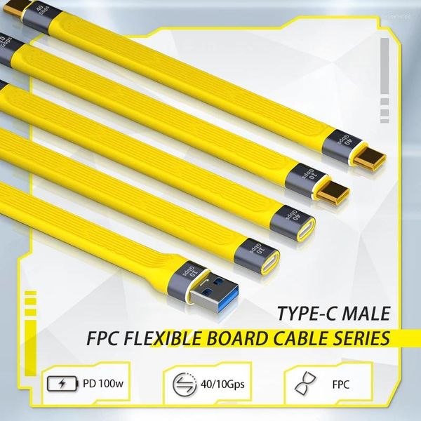 Stecker-zu-Stecker-Doppelkopf-Typ-C-PD-Schnellladung auf USB3.1-Hochgeschwindigkeitsfestplatte FPC Flexible Leiterplatte 3A