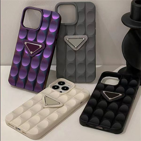 Mulheres Designer Phone Cases Luxo Iphone Case Fashion Phonecases 14 13 12 11 Pro Cell Phone Case Marca 4 Cores Curvo Superfície Phonecase