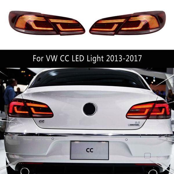 Montagem traseira do carro Sinal de giro dinâmico para VW CC LED LUZ 13-17 Freio Reverse Parques de estacionamento de corrida