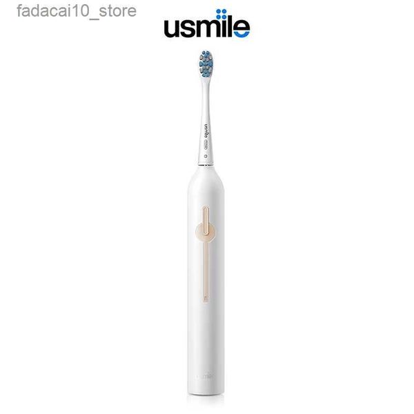 Escova de dentes usmile P1 Sonic Electric Toothbrush Nível iniciante para iniciantes 180 dias de duração Bateria Vida IPX7 à prova d'água temporizador inteligente automático Q240202