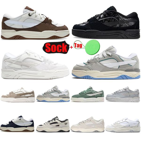 Scarpe di design di lusso 180 PERF CORDUROY Scarpe casual Uomo Donna Giallo Night Rider Nero Grigio Moda classica Sneakers con piattaforma di lusso Scarpe da ginnastica da passeggio per uomo