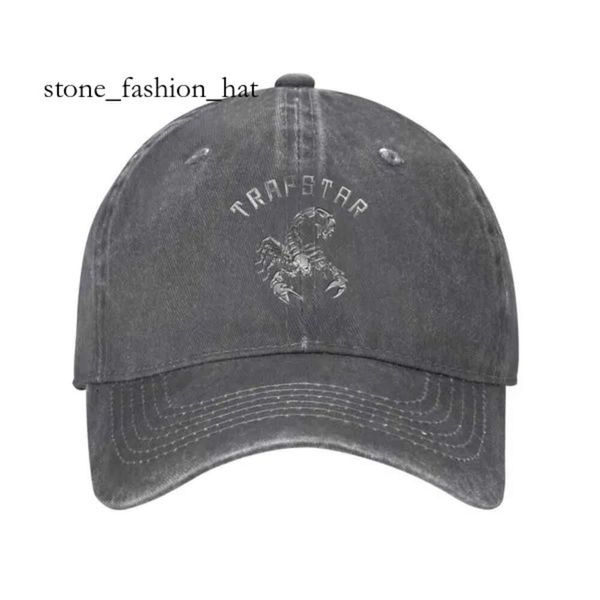 Ball Caps Vintage ağır Trapstar Hat Metal Scorpion Rock Beyzbol Kapakları Sıkıntılı Pamuk Snapback Hat Açık Tuzak Snapback Sappstar Caps Egzersizler Ayarlanabilir Şapkalar Kapağı 1308