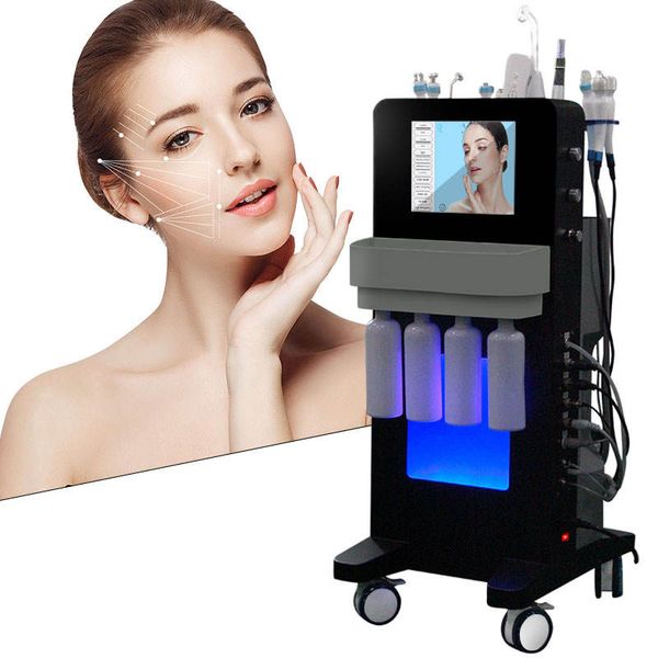 Beruf Aqua Hydra Dermabrasion Hautsauberes Sauerstoffsprühgerät RF Straffungsdermabrasion Diamant Hydro Mikrodermabrasion Gesichtsmaschine