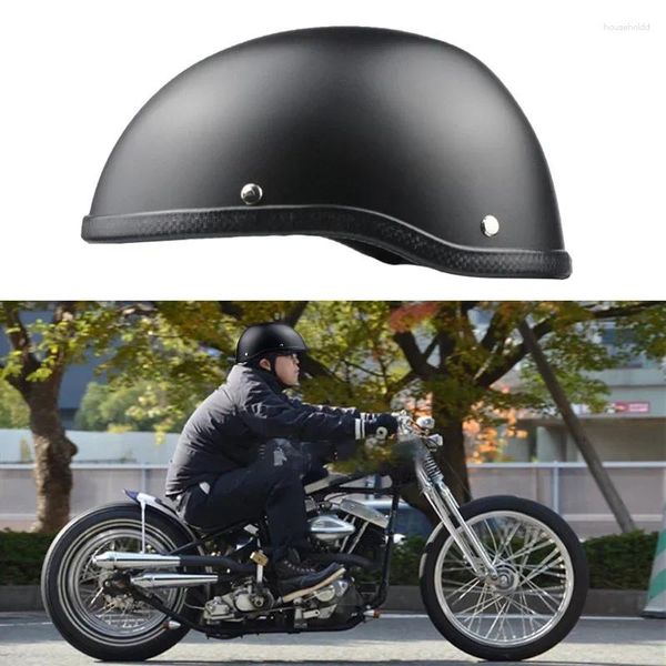 Capacetes de motocicleta Capacete para homens e mulheres verão meio príncipe vintage colher