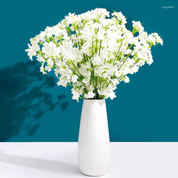 Fiori decorativi 41 cm seta Gypsophila ortensia artificiale finto falena orchidea stelo fai da te composizione floreale matrimonio casa tavolo balcone arredamento