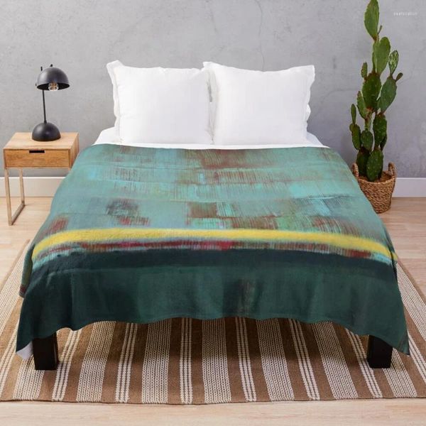 Decken Mark Rothko Painting Style ArtThrow Decke für Sofa Soft Big WarmDecke