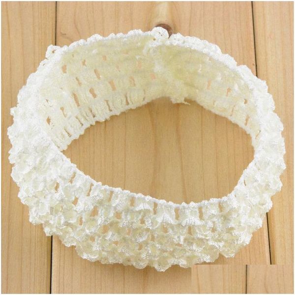 Haarschmuck Korea Kinder Gestrickte elastische Stirnbänder Baby Cloghet Haarband 38 Farbe 60 P/L Lieferung 908 V2 Drop Lieferung Baby, K Dh53A