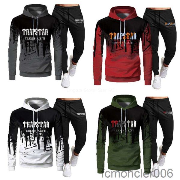 Luxus Trapstar Designer Herren Trainingsanzüge Damen Bedruckter Buchstabe Fleece Hoodie Hosen Sweatsuit Liebhaber Lose Lässige Sport Jogging Trainingsanzug Größe S/m/l/xl/xxl/xxxl 48VB