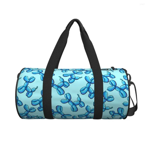 Duffel Bags Balões Cães Doodle Saco de Viagem Desenhos Animados Grande Capacidade Esporte Fim de Semana Homens Mulheres Design Ginásio Yoga Gráfico Fitness