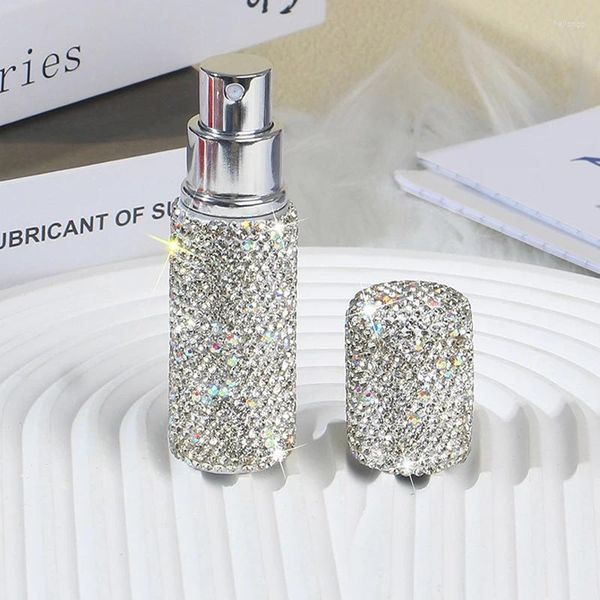 Garrafas de armazenamento 10 ml de diamante garrafa de spray mini bomba portátil de perfume portátil contêineres cosméticos ATOMIZER ATOMING para viajar