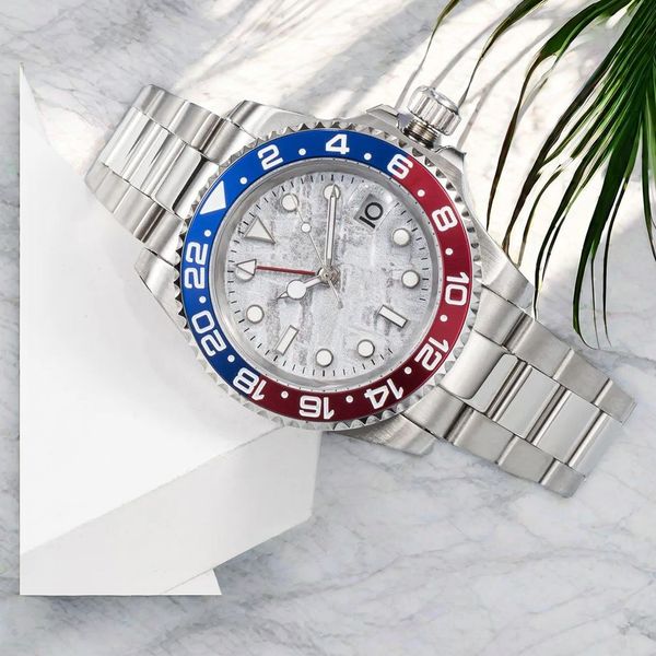 orologio da uomo di alta qualità orologi super cloni 2813 movimento automatico meccanico in ceramica zaffiro 40mm acciaio inossidabile orologio da polso da nuoto luminoso impermeabile