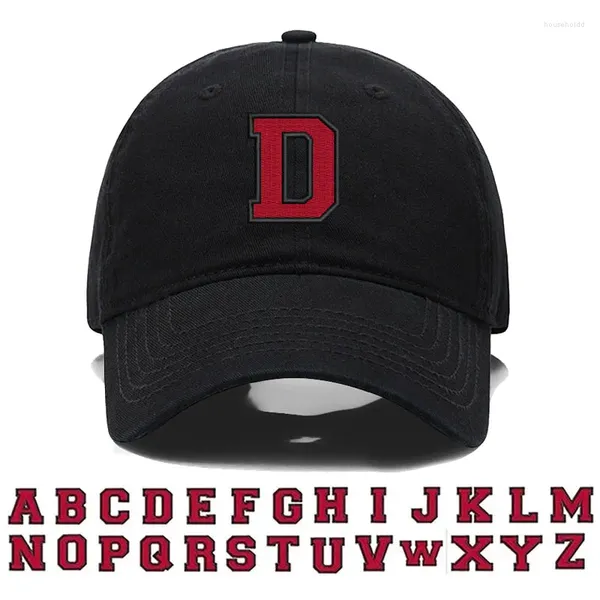 Bola bonés A-Z letras bicolor bordado preto boné de beisebol de alta qualidade algodão moda homens mulheres viseiras esportivas ajustável snapback