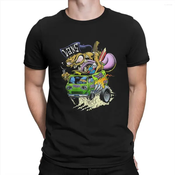 T-shirt da uomo Tales Of The Rat Fink John Goodman Man TShirt Car Distintivo Camicia Harajuku Streetwear Trend