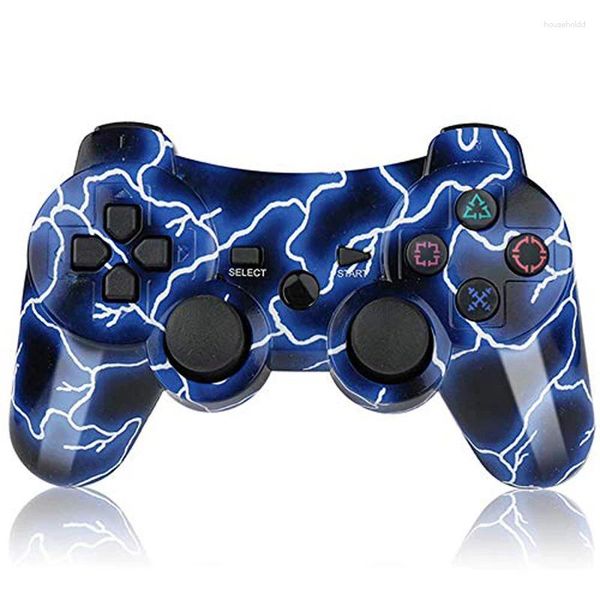 Game-Controller für PS3-Controller Wireless Double Shock Bluetooth Gamepad Gaming mit Ladekabel Joystick