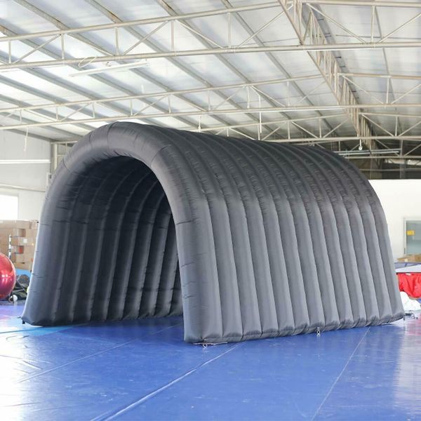 Название товара wholesale 8x5x4mH (26x16,5x13,2 фута) дезинфицирующая палатка, надувное туннельное покрытие с дверными окнами для наружного использования, палатка для вечеринок, гараж, навес Код товара