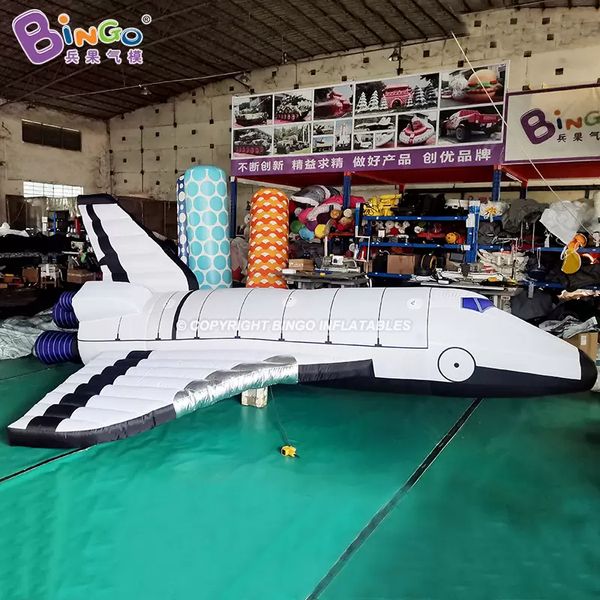 atacado 5M 16.4ft Gigante Evento Ao Ar Livre Modelos de Aeronaves Infláveis Avião Balões Explodir Avião para Evento Publicitário com Ventilador de Ar Brinquedos Esportes