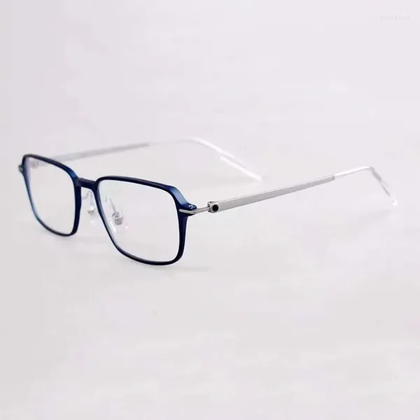 Оправа для солнцезащитных очков, брендовая MB, высокое качество, ретро, титановые оптические очки для мужчин и женщин, оправа для очков по рецепту, близорукость MB0194