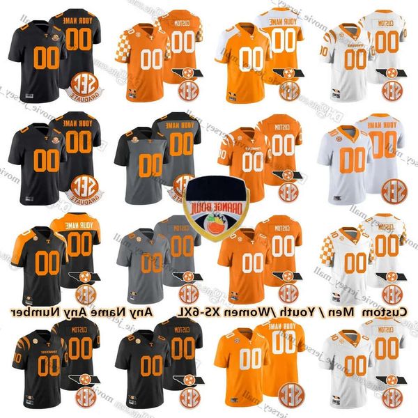 2024 Custom College Tennessee Volunteers Camisas de Futebol 6 Alvin Kamara 16 Peyton Manning 14 Eric Berry 1 Jason Witten Jeremy Banks Jab High