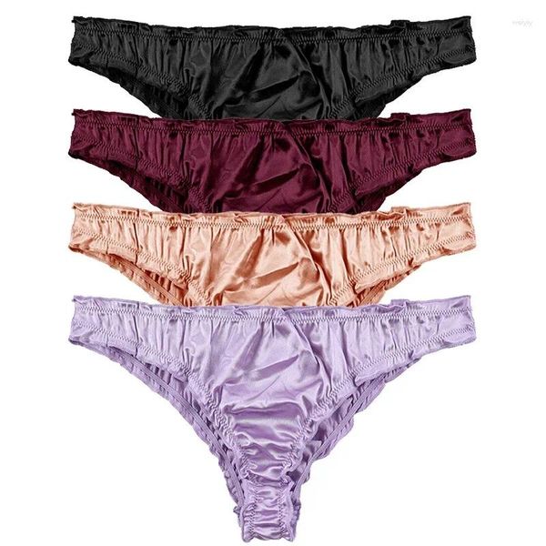 Damenhöschen, Dessous, klein, für Damen, offener Schritt, sexy, Valentinstag, ultradünn, modisch, Satin