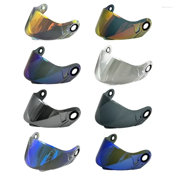 Capacetes de motocicleta Visor de capacete de motocicleta para LS2 FF370 325 386 394 Full Face Shield Capacete-Lente
