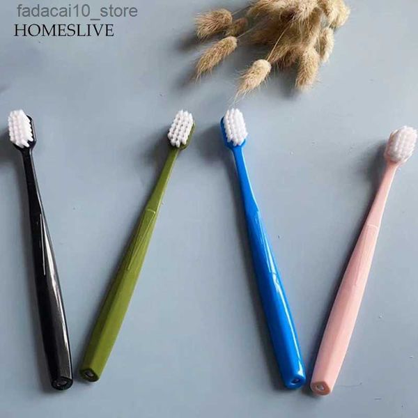 Spazzolino da denti HOMESLIVE 30 PZ Spazzolino da denti Bellezza dentale Accessori per la salute Per lo sbiancamento dei denti Strumento Raschietto per la lingua Prodotti di spedizione gratuiti Q240202