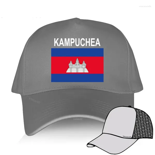 Ball Caps Kambodscha Kampuchea Männer Schwarz Hut Nation Frauen Baumwolle Komfort Baseball Kappe Land KHM Kambodschanischen Khmer Erwachsene Unisex Hüte