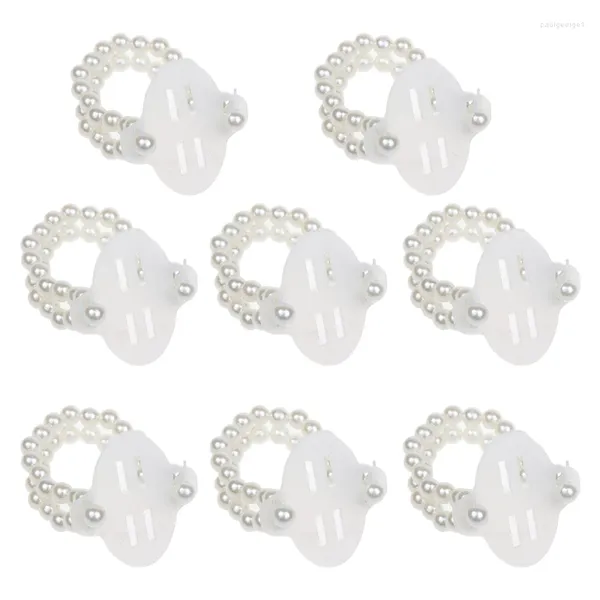 Charme pulseiras 8 peças estiramento pérola casamento pulseiras decoração elástica pulseira corsage