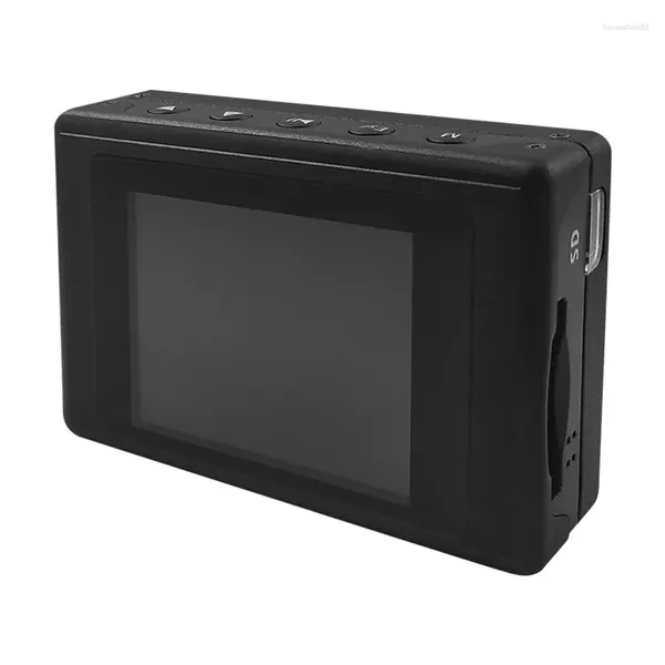 Gravador de áudio e vídeo micro DVR portátil com resolução 720x480 embutido em tela 2.4 CVBS Mini gravação de entrada de sinal analógico