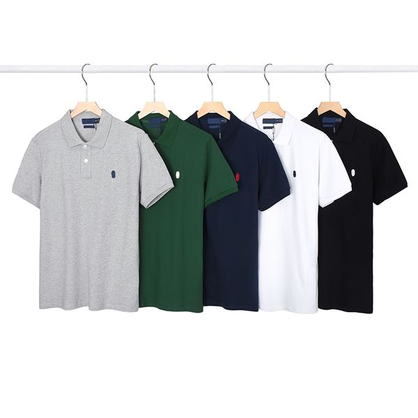 POLOS Mens Formal Camisetas Camisetas Designer Marca Manga Curta Bordado Pônei Tees Moda Elemento Amantes Roupas M-XXL