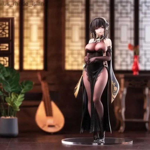 Action Figures Toy 27cm Azur Lane Figura Anime Zhenhai Statua Gk Statua Figurine Modello Doll Ornament Collection Room Decora Desk Toys Regalo